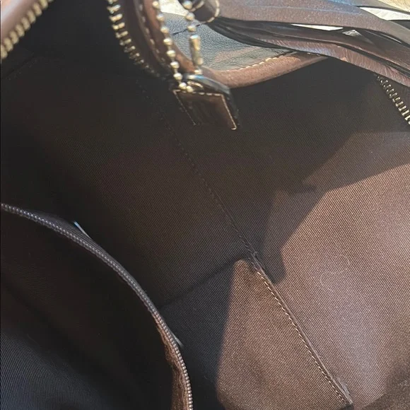 Vintage Coach Brown Leather Shoulder Bag - Picture 7 of 7